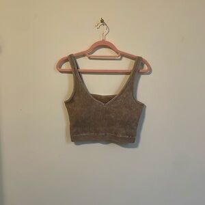 Shaped crop top